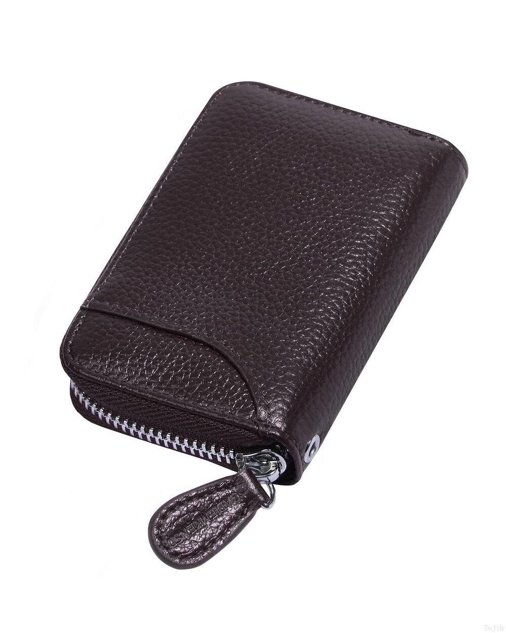 3747 Credit Card Holder Small Rfid Wallet Zipper Leather Accordion Wallets